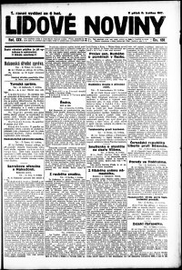 Lidov noviny z 11.5.1917, edice 2, strana 1