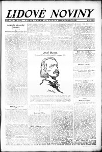 Lidov noviny z 11.5.1920, edice 2, strana 1