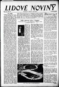Lidov noviny z 11.6.1934, edice 1, strana 1