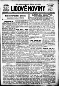 Lidov noviny z 11.7.1914, edice 4, strana 1