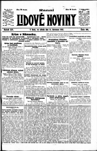 Lidov noviny z 11.7.1917, edice 1, strana 1