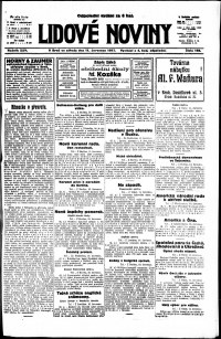 Lidov noviny z 11.7.1917, edice 3, strana 1