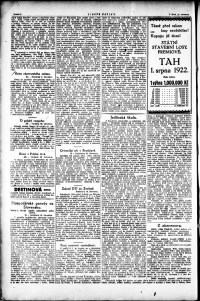 Lidov noviny z 11.7.1922, edice 1, strana 4