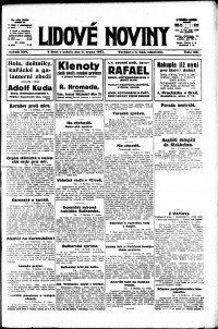 Lidov noviny z 11.8.1917, edice 3, strana 1
