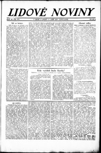 Lidov noviny z 11.9.1923, edice 2, strana 1