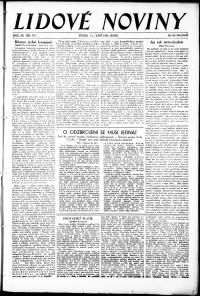 Lidov noviny z 11.9.1931, edice 1, strana 1