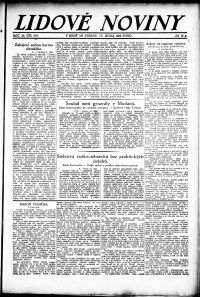 Lidov noviny z 11.10.1922, edice 1, strana 1