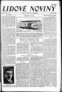 Lidov noviny z 11.10.1929, edice 2, strana 1
