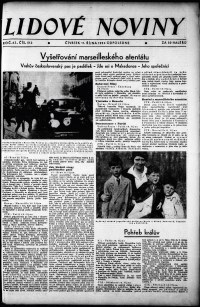 Lidov noviny z 11.10.1934, edice 2, strana 1