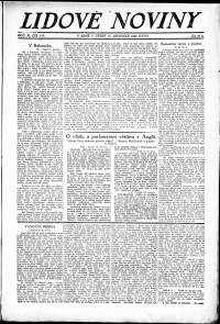 Lidov noviny z 11.12.1923, edice 1, strana 1