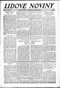 Lidov noviny z 11.12.1923, edice 2, strana 1