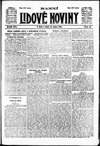 Lidov noviny z 12.2.1918, edice 1, strana 1