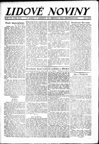 Lidov noviny z 12.3.1921, edice 1, strana 1