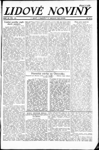 Lidov noviny z 12.3.1923, edice 1, strana 1