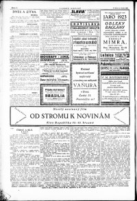 Lidov noviny z 12.3.1923, edice 2, strana 4