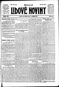 Lidov noviny z 12.4.1917, edice 2, strana 1