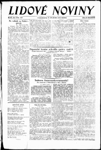 Lidov noviny z 12.4.1924, edice 1, strana 1