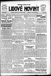 Lidov noviny z 12.5.1917, edice 3, strana 1