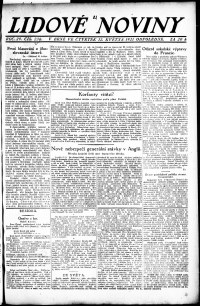Lidov noviny z 12.5.1921, edice 1, strana 1