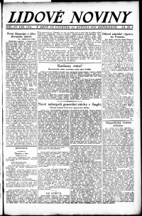 Lidov noviny z 12.5.1921, edice 2, strana 1