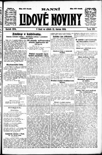 Lidov noviny z 12.6.1918, edice 1, strana 1