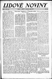 Lidov noviny z 12.6.1923, edice 2, strana 1
