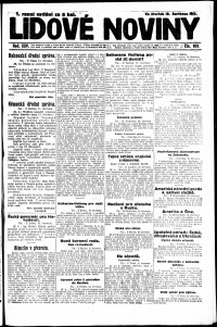 Lidov noviny z 12.7.1917, edice 2, strana 1