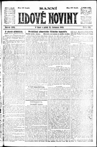 Lidov noviny z 12.7.1918, edice 1, strana 1