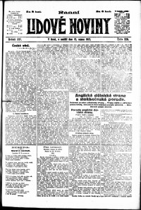 Lidov noviny z 12.8.1917, edice 1, strana 1