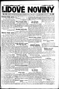 Lidov noviny z 12.8.1917, edice 2, strana 1