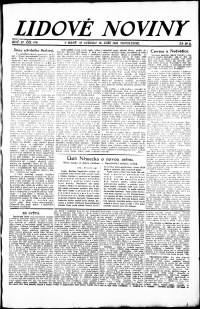 Lidov noviny z 12.9.1923, edice 2, strana 1