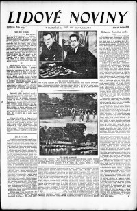 Lidov noviny z 12.9.1927, edice 2, strana 1