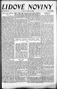 Lidov noviny z 12.9.1930, edice 1, strana 1