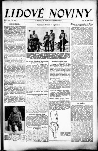 Lidov noviny z 12.9.1930, edice 2, strana 1