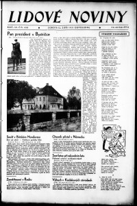 Lidov noviny z 12.9.1931, edice 2, strana 1