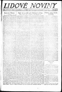 Lidov noviny z 12.10.1920, edice 1, strana 1