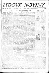 Lidov noviny z 12.10.1920, edice 3, strana 1