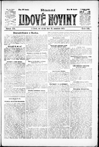 Lidov noviny z 12.12.1917, edice 1, strana 1
