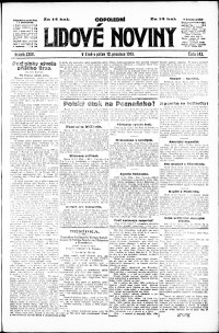 Lidov noviny z 12.12.1919, edice 2, strana 1