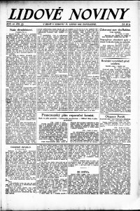 Lidov noviny z 13.1.1923, edice 2, strana 1