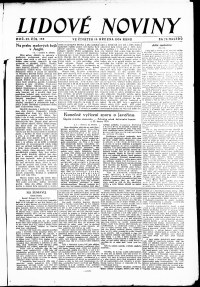 Lidov noviny z 13.3.1924, edice 1, strana 1