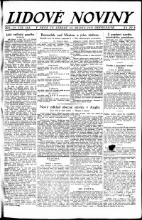 Lidov noviny z 13.4.1921, edice 3, strana 1