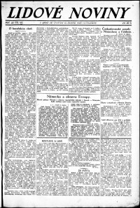 Lidov noviny z 13.4.1922, edice 2, strana 1