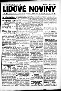 Lidov noviny z 13.5.1917, edice 2, strana 1