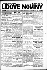Lidov noviny z 13.6.1917, edice 2, strana 1