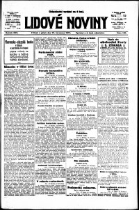 Lidov noviny z 13.7.1917, edice 3, strana 1
