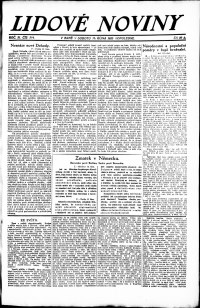 Lidov noviny z 13.10.1923, edice 2, strana 1