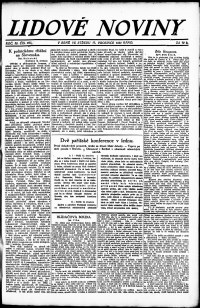 Lidov noviny z 13.12.1922, edice 1, strana 1