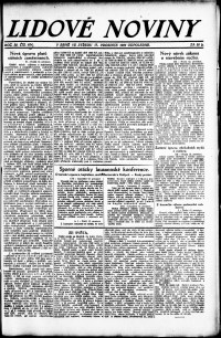 Lidov noviny z 13.12.1922, edice 2, strana 1