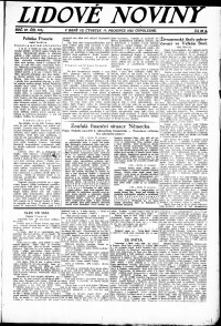 Lidov noviny z 13.12.1923, edice 2, strana 1